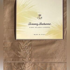 Tommy Bahama Paradise Palm Standard Sham Bronze Gold NIP